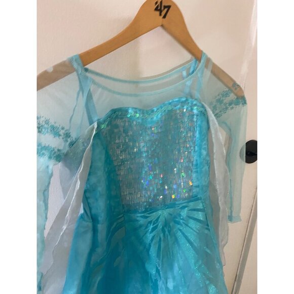 Disney Castle Collection Princess Elsa Girls Cosplay Costume Princess Dress -7/8 - Picture 3 of 12